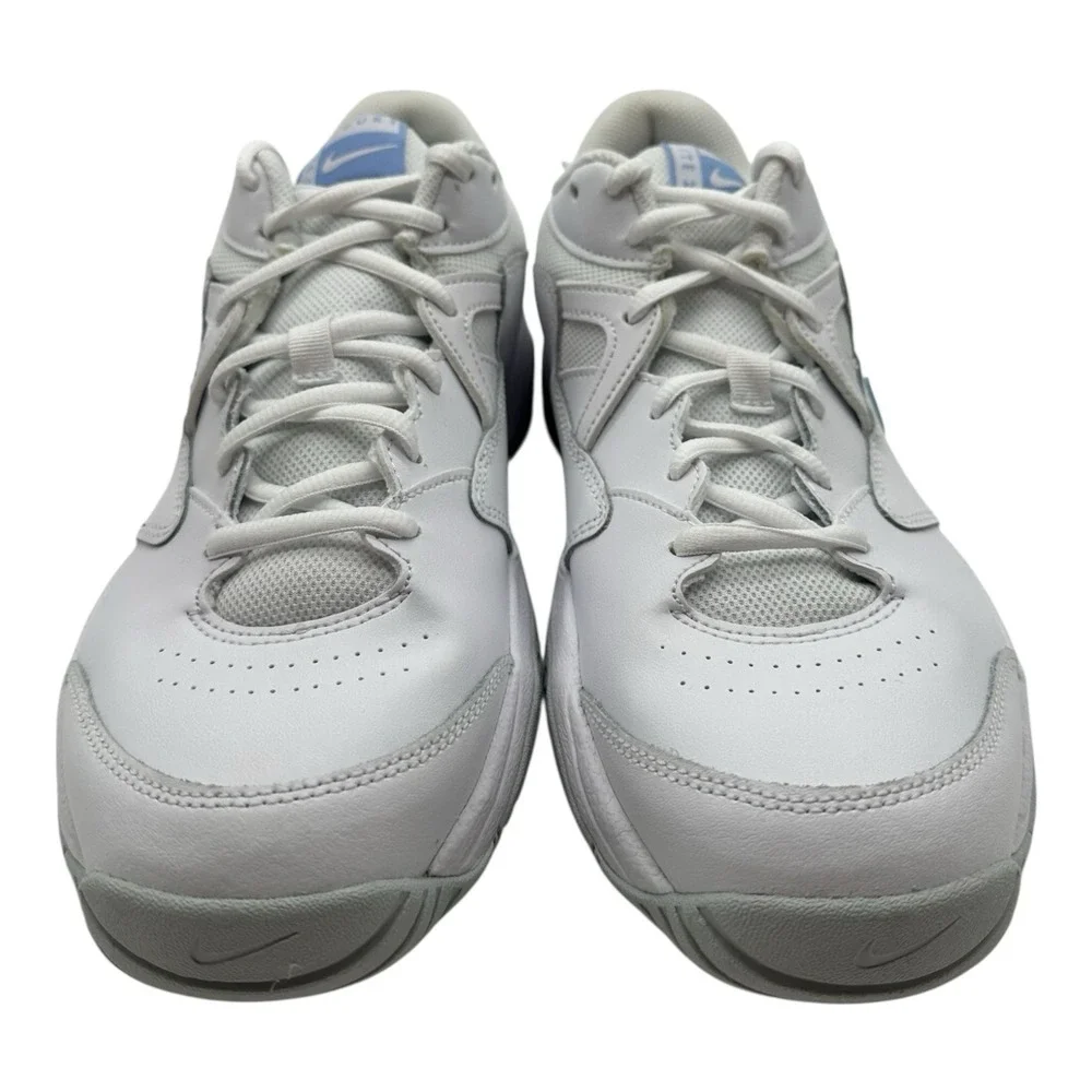 Nike Court Lite 2‎ Sneakers Womens 11 White Blue Leather Tennis Shoes AR8838 112